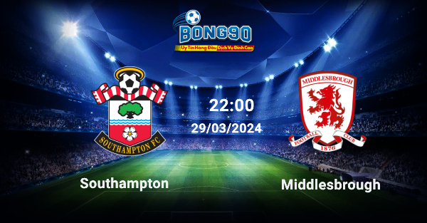  Southampton vs Middlesbrough