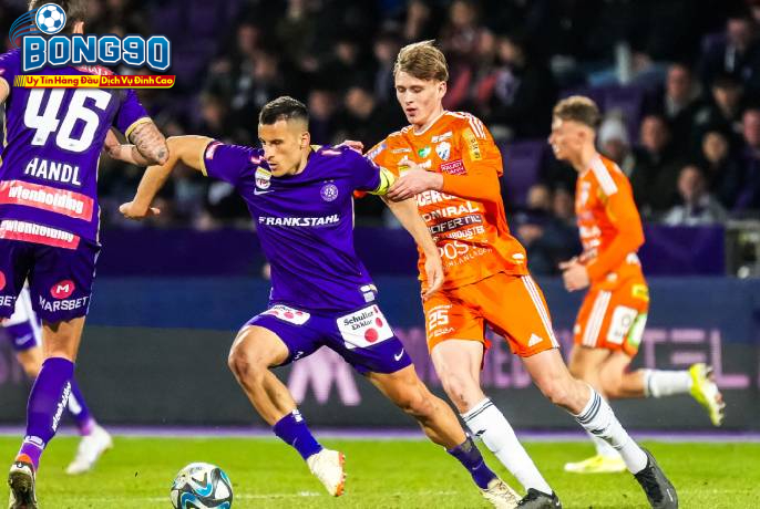 Hartberg đấu với Austria Wien