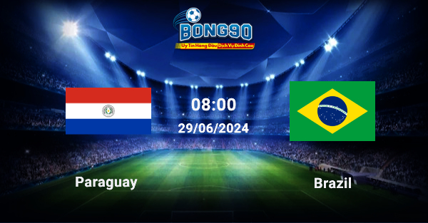 Paraguay đấu với Brazil