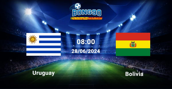 Uruguay đấu với Bolivia