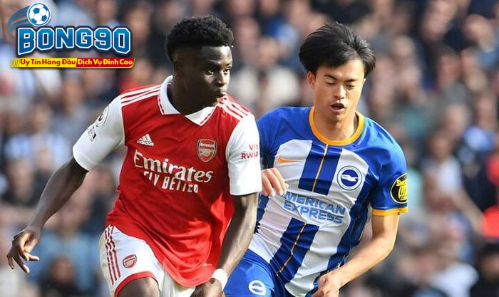 Arsenal đấu với Brighton