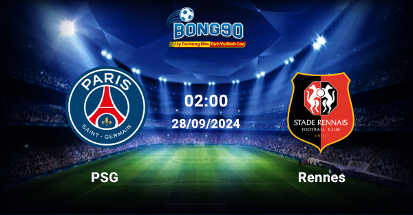 PSG đấu với Rennes