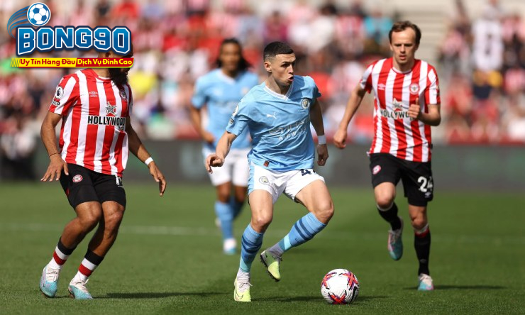 Man City đấu với Brentford