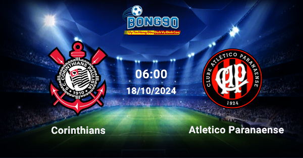 Corinthians đấu với Atletico Paranaense