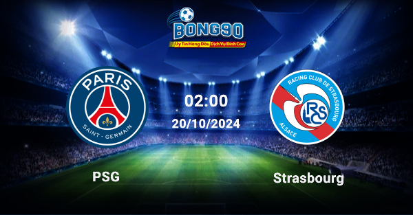 PSG đấu với Strasbourg