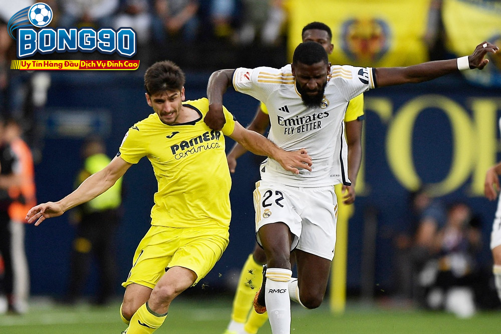 Real Madrid đấu với Villarreal