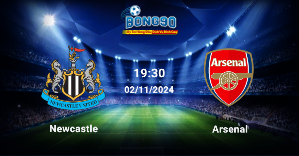 Newcastle đấu với Arsenal