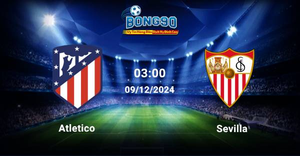 Atletico đấu với Sevilla