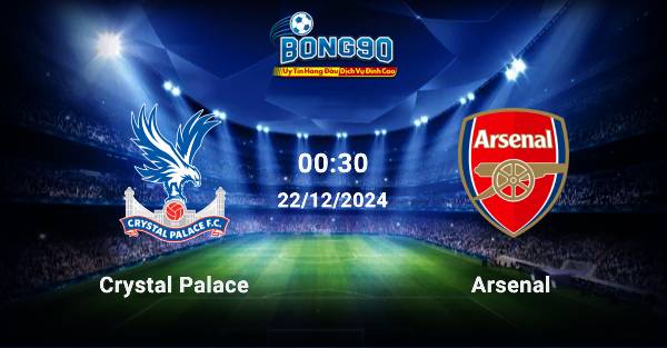 Crystal Palace đấu với Arsenal