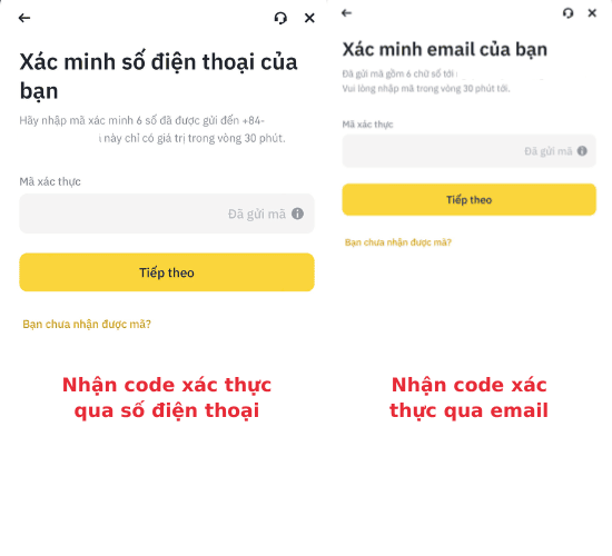 xac thuc email và so dien thoai