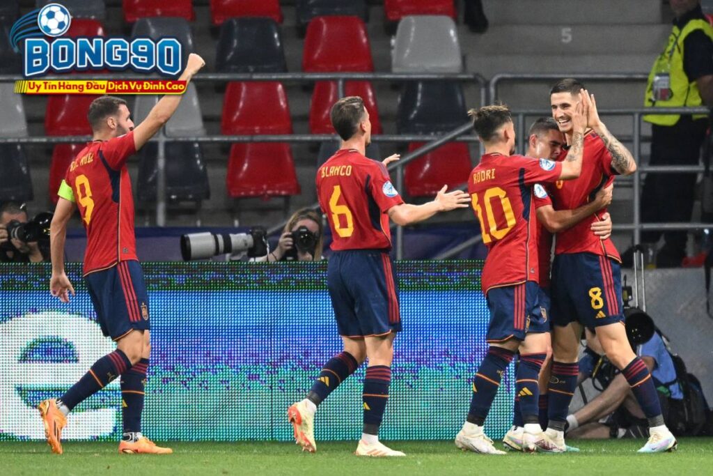 U21 Tây Ban Nha đấu với U21 Anh