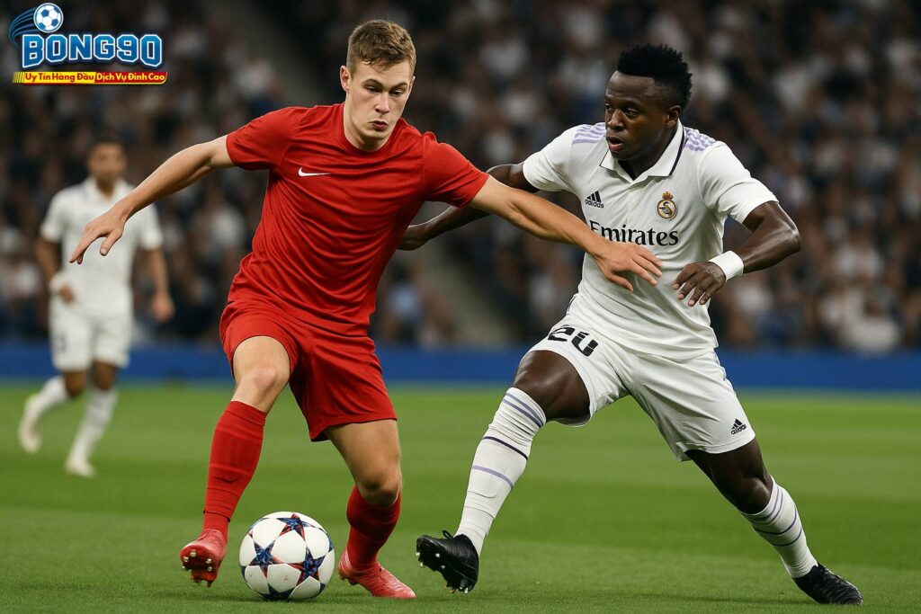 Real Madrid đấu với Salzburg