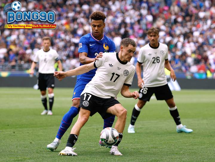 U21 Đức đấu với U21 Pháp