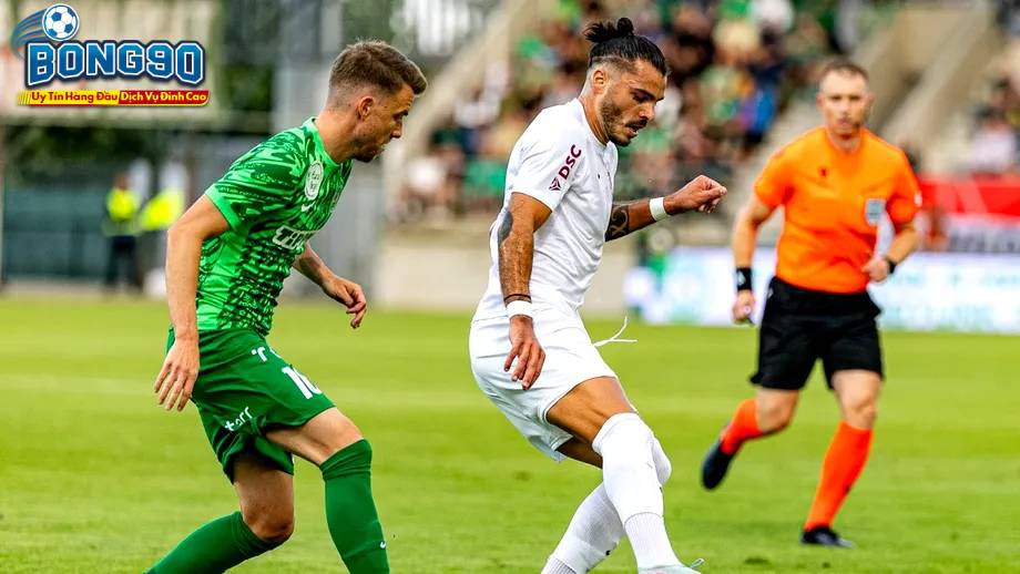 CFR Cluj đấu với Paksi SE Honlapja