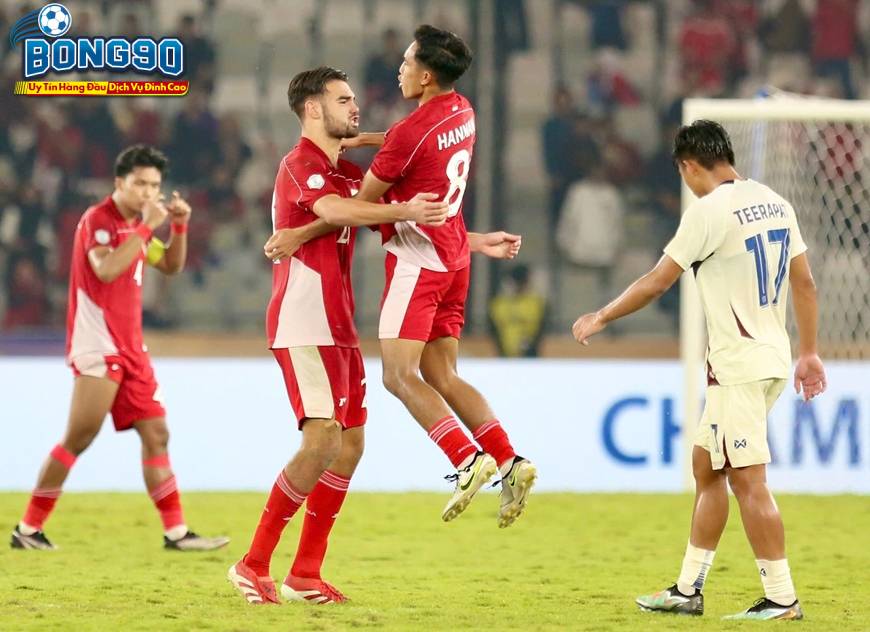 U23 Việt Nam đấu với U23 Indonesia